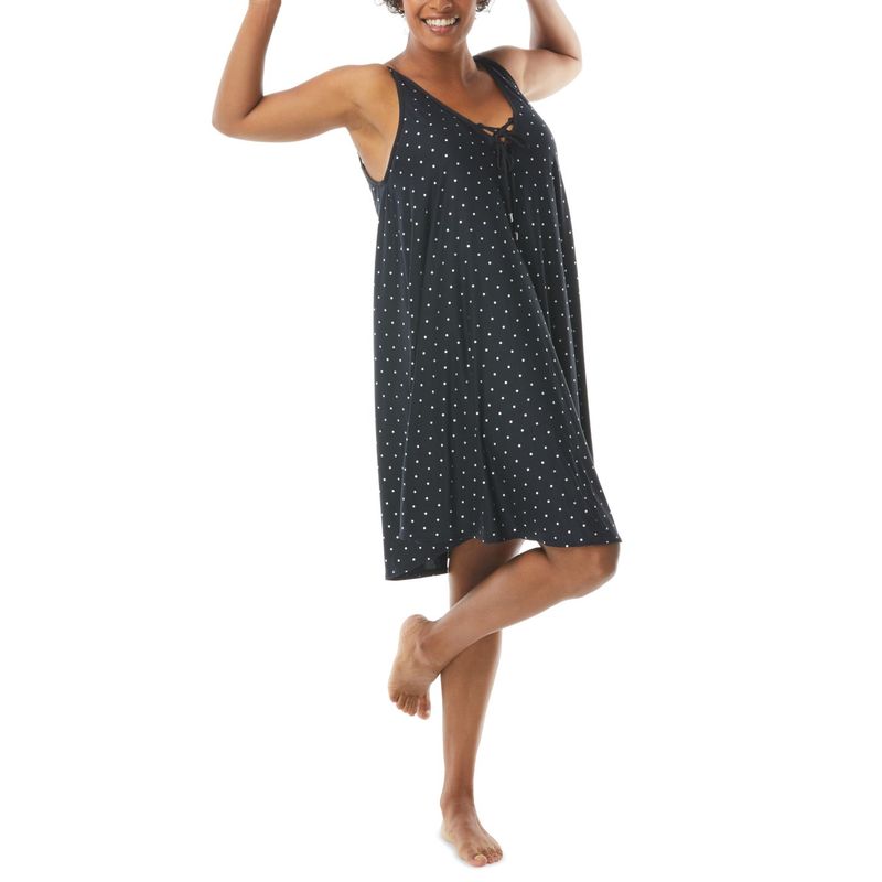 Coco Reef Womens Polka Dot-Print Cover-Up,No Color,Small
